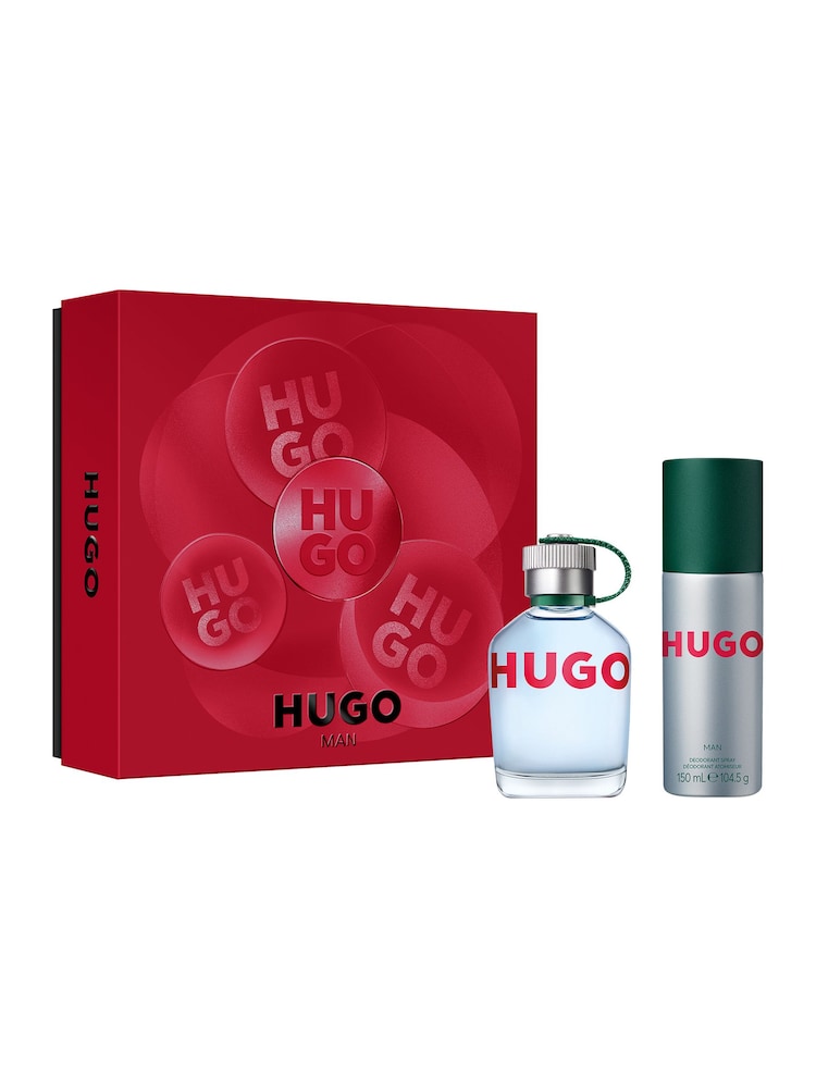 HUGO Man Eau de Toilette 75ml Gift Set - Image 1 of 4