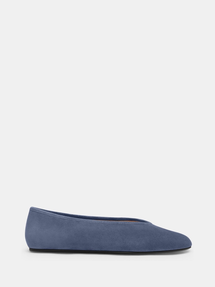 COACH Blue Houston Ballet Flats - Image 2 of 6