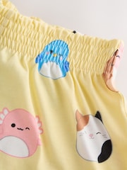 Pink/Yellow Yellow/ Pink Squishmallow Short Pyjamas 2 Pack (5-14yrs) - Image 14 of 14