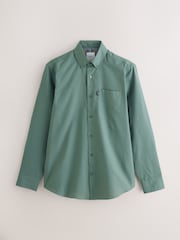 Seafoam Green Slim Fit Button Down Easy Iron Oxford Shirt - Image 6 of 8