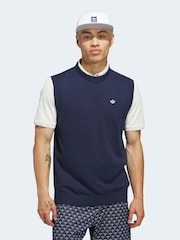 adidas Golf Navy Originals Cashmere Vest - Image 1 of 7