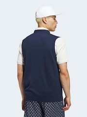 adidas Golf Navy Originals Cashmere Vest - Image 2 of 7