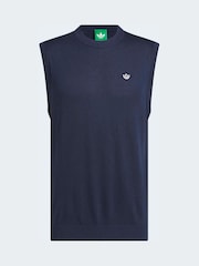 adidas Golf Navy Originals Cashmere Vest - Image 7 of 7