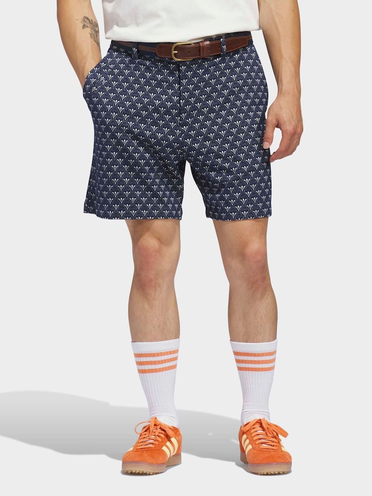 adidas Golf Navy Originals All-Over Shorts - Image 1 of 7