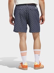 adidas Golf Navy Originals All-Over Shorts - Image 2 of 7