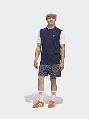 adidas Golf Navy Originals All-Over Shorts - Image 4 of 7