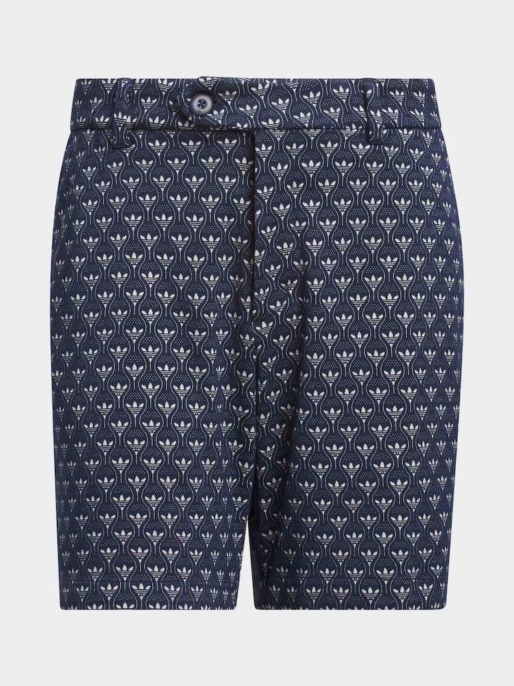 adidas Golf Navy Originals All-Over Shorts - Image 7 of 7