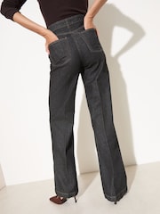 Friends Like These Black Everyday Wide Leg Jeans - Image 4 of 5