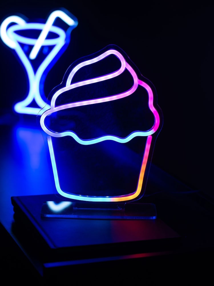 Leitmotiv Multicolor Neon Cupcake Light - Image 1 of 2