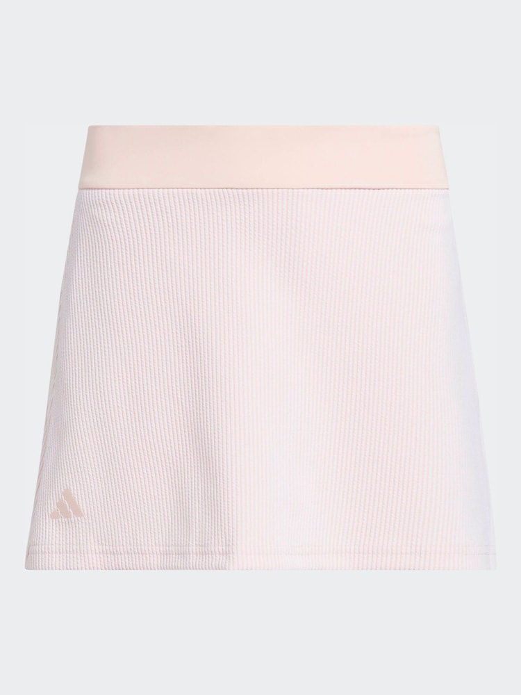 adidas Golf Blush Pink Textured Skirt - Image 1 of 5