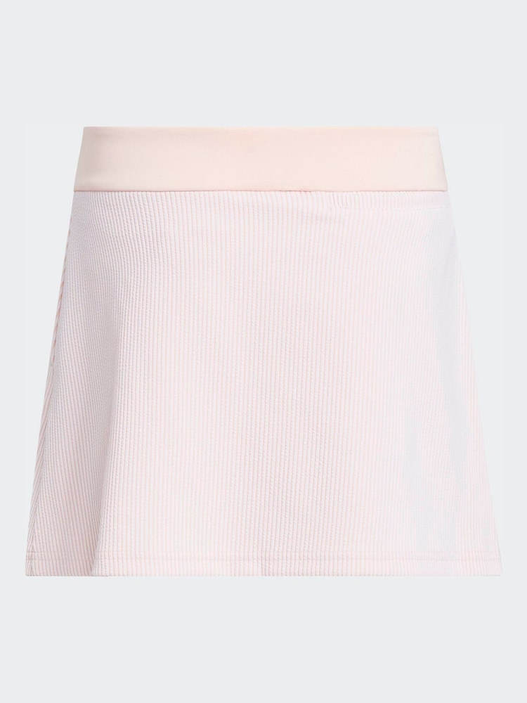 adidas Golf Blush Pink Textured Skirt - Image 2 of 5