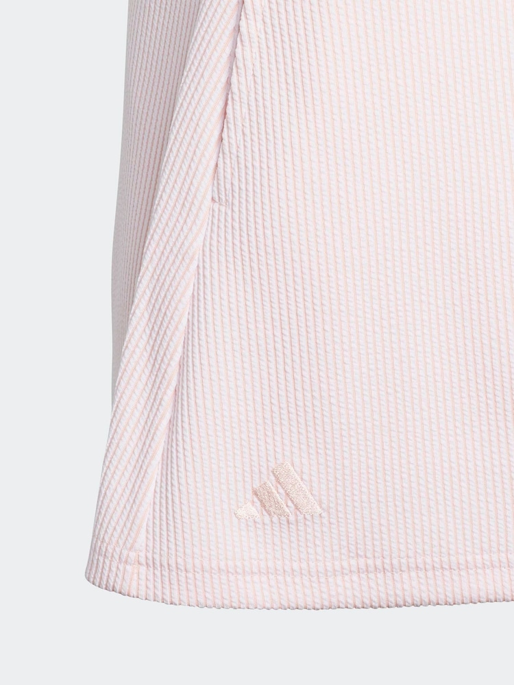 adidas Golf Blush Pink Textured Skirt - Image 5 of 5