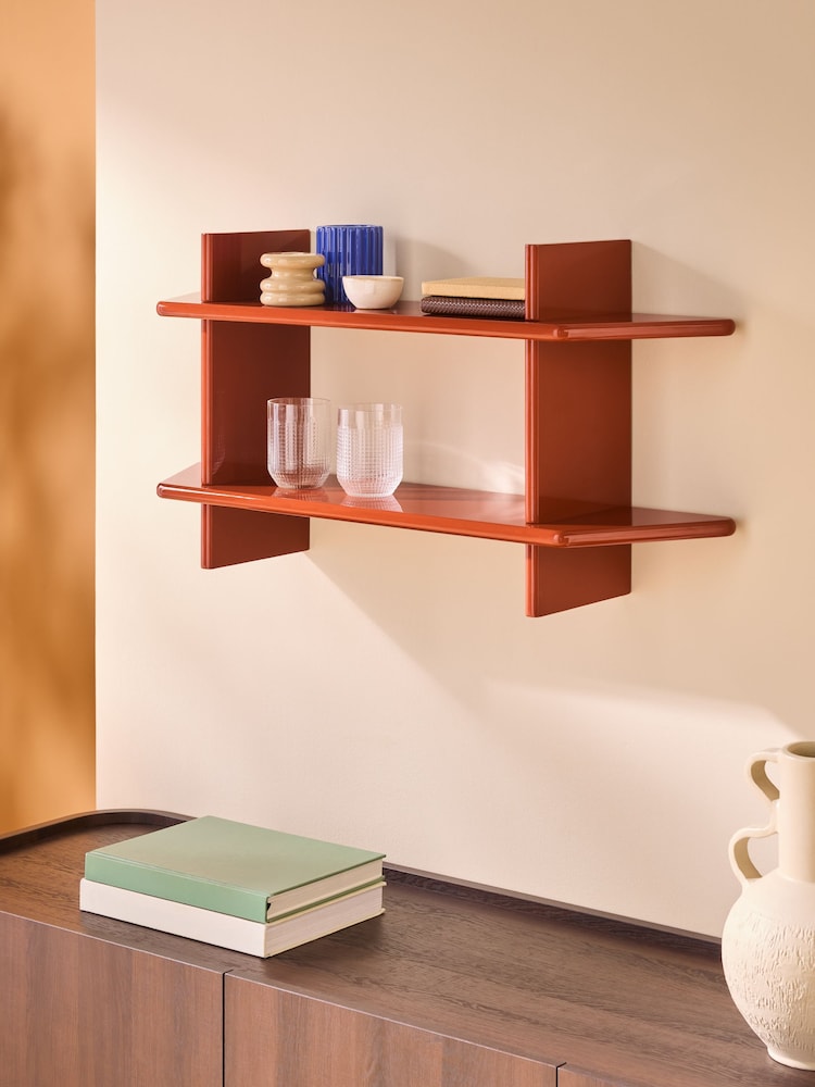 MADE.COM Orange Ingrid Shelf - Image 1 of 5 MADE.COM Orange Ingrid Shelf - Image 1 of 5