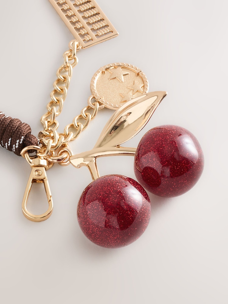 Multi Cherry Bag Charm - Image 1 of 2
