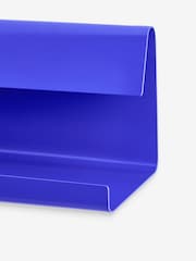 MADE.COM Cobalt Blue Wesley Metal Display Wall Shelf - Image 4 of 4