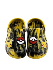 Character Yellow Boys Pokemon Pikachu Marble Clogs - Image 1 of 6