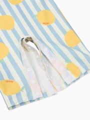 MORI Blue Stripe Recycled UPF 50 Swimsuit - Image 6 of 6