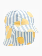 MORI Blue Stripe Recycled Sunsafe Swim Hat - Image 3 of 4