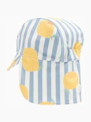 MORI Blue Stripe Recycled Sunsafe Swim Hat - Image 4 of 4