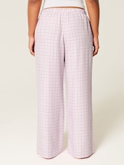 Hollister Pink Flannel Pyjama Bottoms - Image 2 of 5