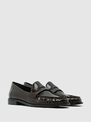 أحمر - Schuh Lendall Penny Loafers - صورة 2 من 4