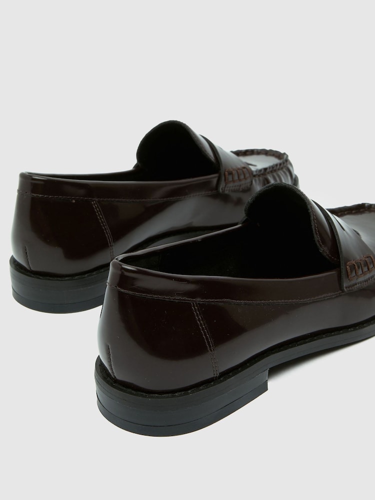 أحمر - Schuh Lendall Penny Loafers - صورة 4 من 4