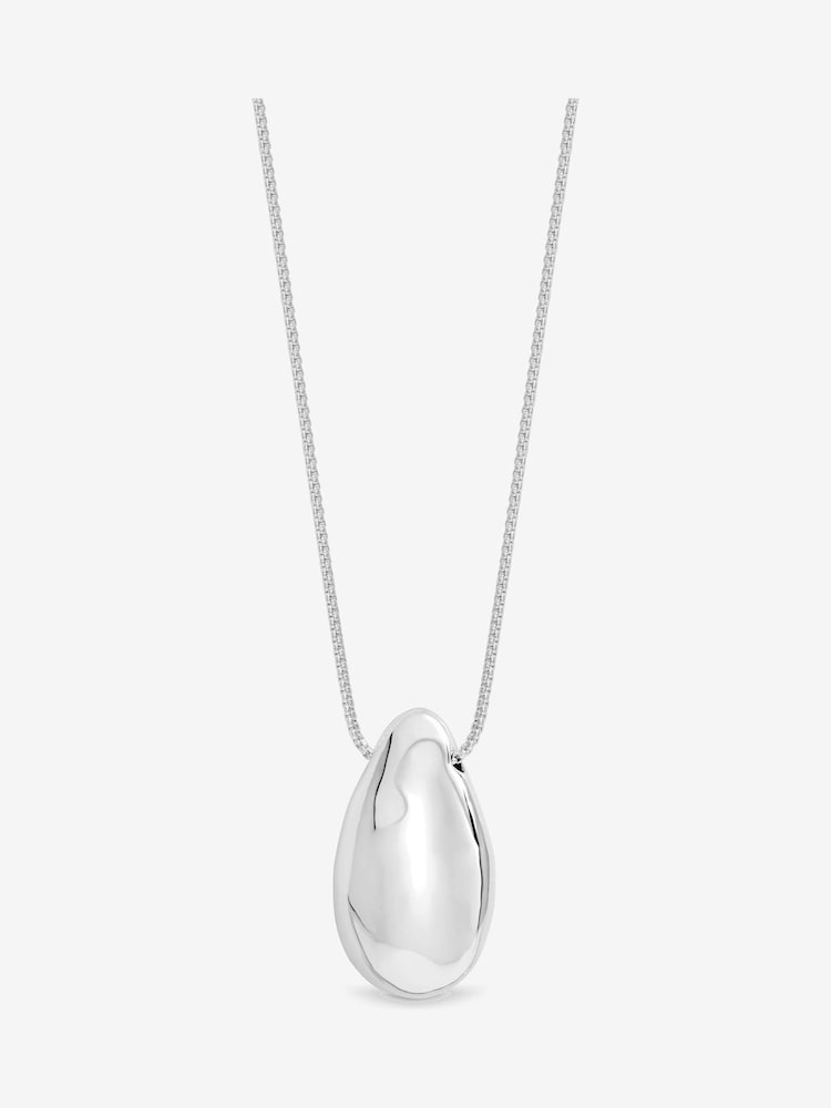Jon Richard Silver Tone Polished Pendant - Image 1 of 3 Jon Richard Silver Tone Polished Pendant - Image 1 of 3