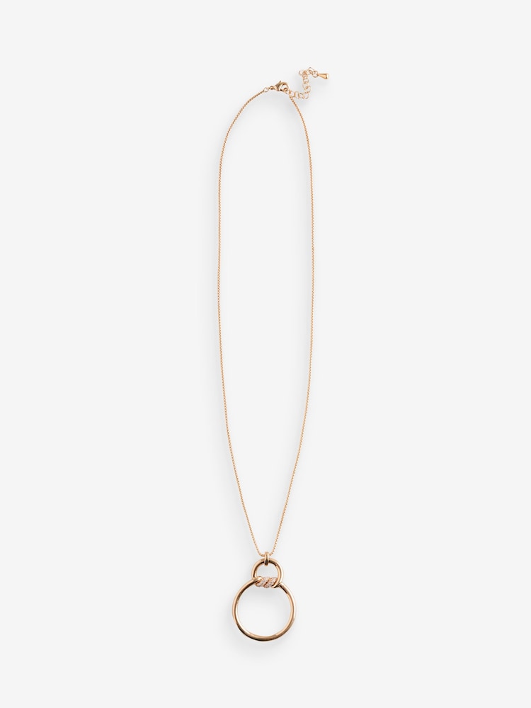 Jon Richard Tone Pave Long Pendant - Imagen 1 de 1