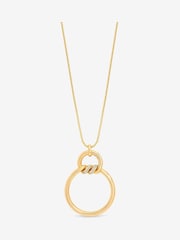 Jon Richard Gold Tone Pave Long Pendant - Image 2 of 4
