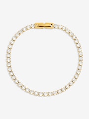 Jon Richard Gold Tone Tennis Bracelet - Image 2 of 2