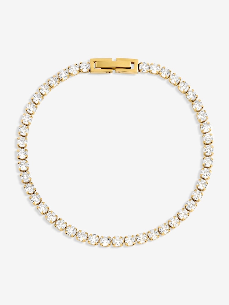 Jon Richard Gold Tone Tennis Bracelet - Image 2 of 2 Jon Richard Gold Tone Tennis Bracelet - Image 2 of 2