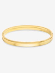 Jon Richard Gold Plated Waterproof Polished Bangle - Image 1 of 1