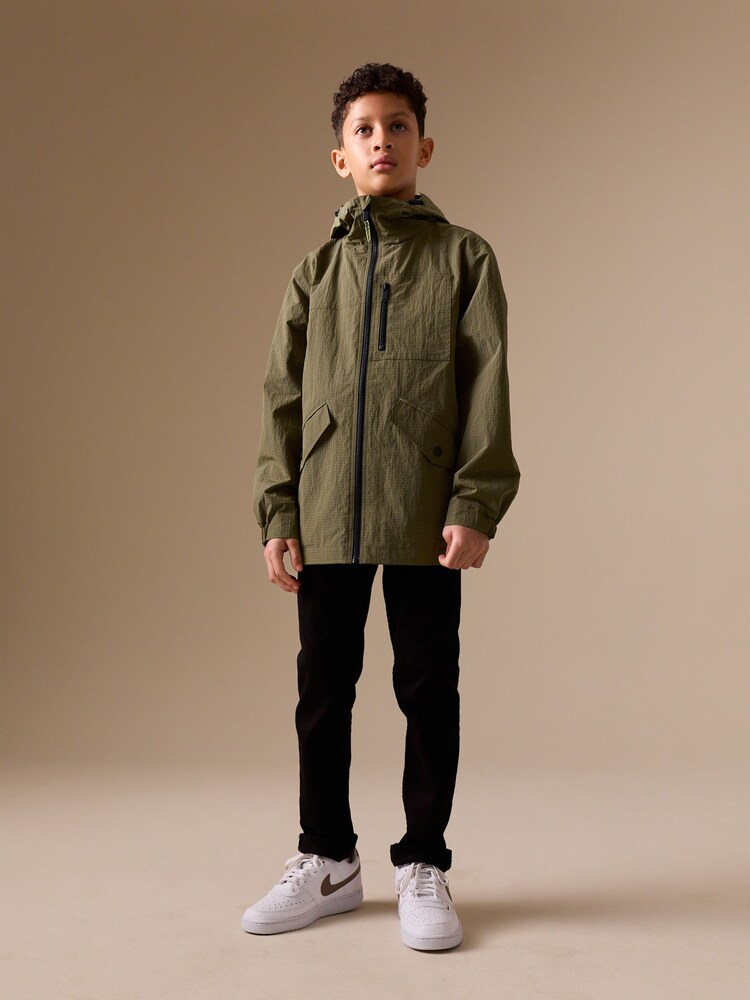 Verde kaki - Jachetă utilitară Anorak (3-16ani) - Imaginea 1 din 10