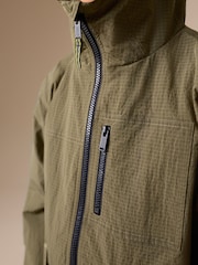 Verde kaki - Jachetă utilitară Anorak (3-16ani) - Imaginea 4 din 10