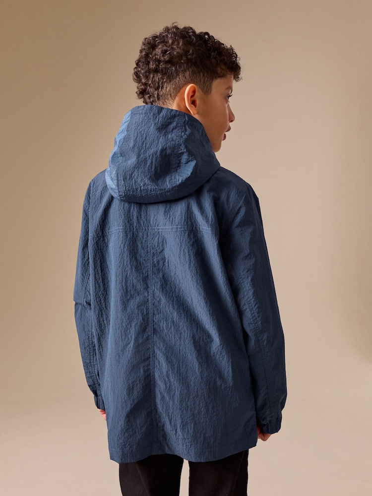 Bleumarin albastru - Jachetă utilitară Anorak (3-16ani) - Imaginea 2 din 11