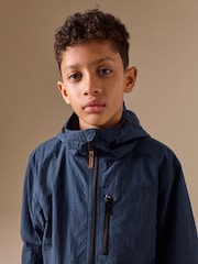 Bleumarin albastru - Jachetă utilitară Anorak (3-16ani) - Imaginea 3 din 11