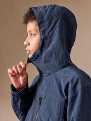 Bleumarin albastru - Jachetă utilitară Anorak (3-16ani) - Imaginea 4 din 11