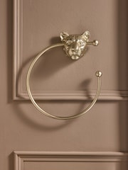 Gold Cheetah Towel Ring - Image 2 of 4