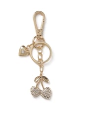 حلية حقيبة بلون ذهبي براق بتصميم كرز من Aela - صورة 1 من 2