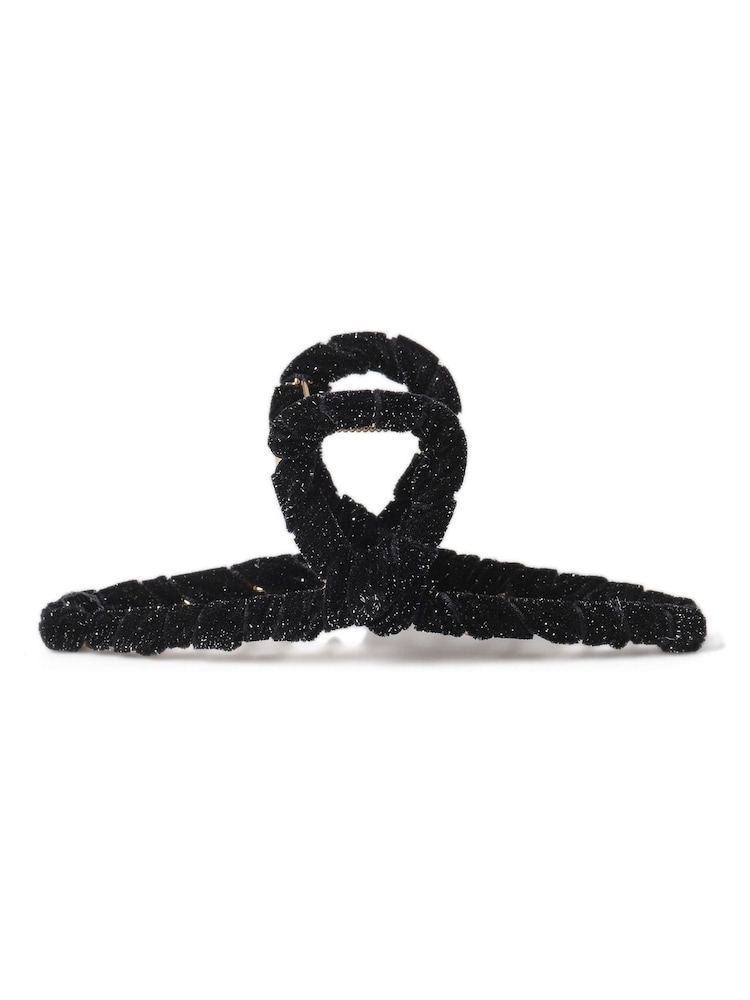 أسود - Aela Wrapped Hair Claw - صورة 3 من 3 أسود - Aela Wrapped Hair Claw - صورة 3 من 3