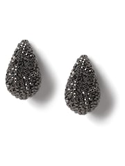 Aela Sparkle Dome Stud Earrings - Image 2 of 4