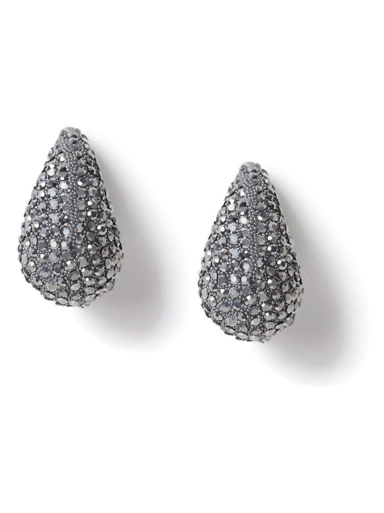 Aela Sparkle Dome Stud Earrings - Image 1 of 3 Aela Sparkle Dome Stud Earrings - Image 1 of 3
