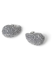 Aela Sparkle Dome Stud Earrings - Image 3 of 3