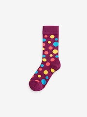 OddBalls Black Random Socks 6 Pack - Image 4 of 7