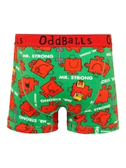 OddBalls Red Mens Boxer Shorts - Image 2 of 4