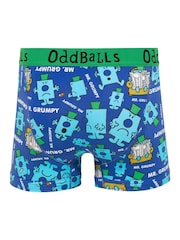 OddBalls Blue Mens Boxer Shorts - Image 2 of 4