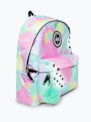 Hype Girls Pink Iconic Pastel Collage Multicolour Backpack - Image 2 of 5