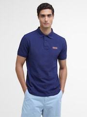 Barbour® International Blue Essential Polo Shirt - Image 1 of 6