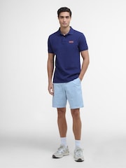 Barbour® International Blue Essential Polo Shirt - Image 2 of 6