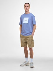Barbour® International Blue Mass Graphic Print T-Shirt - Image 2 of 5